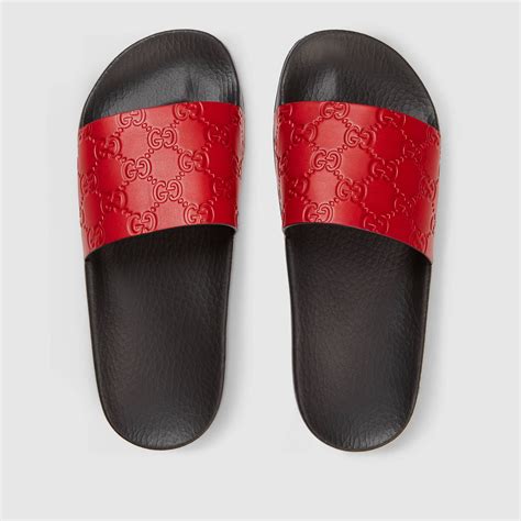 cheap mens gucci flip flops|discount gucci slides for men.